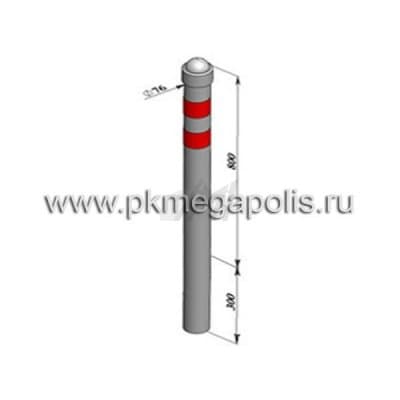 купить столбик парковочный бетонируемый АБ-76/1080 в Балашихе